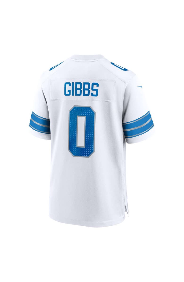 Nike Men's Nike Jahmyr Gibbs White Detroit Lions Game Player Jersey, Alternate, color, White