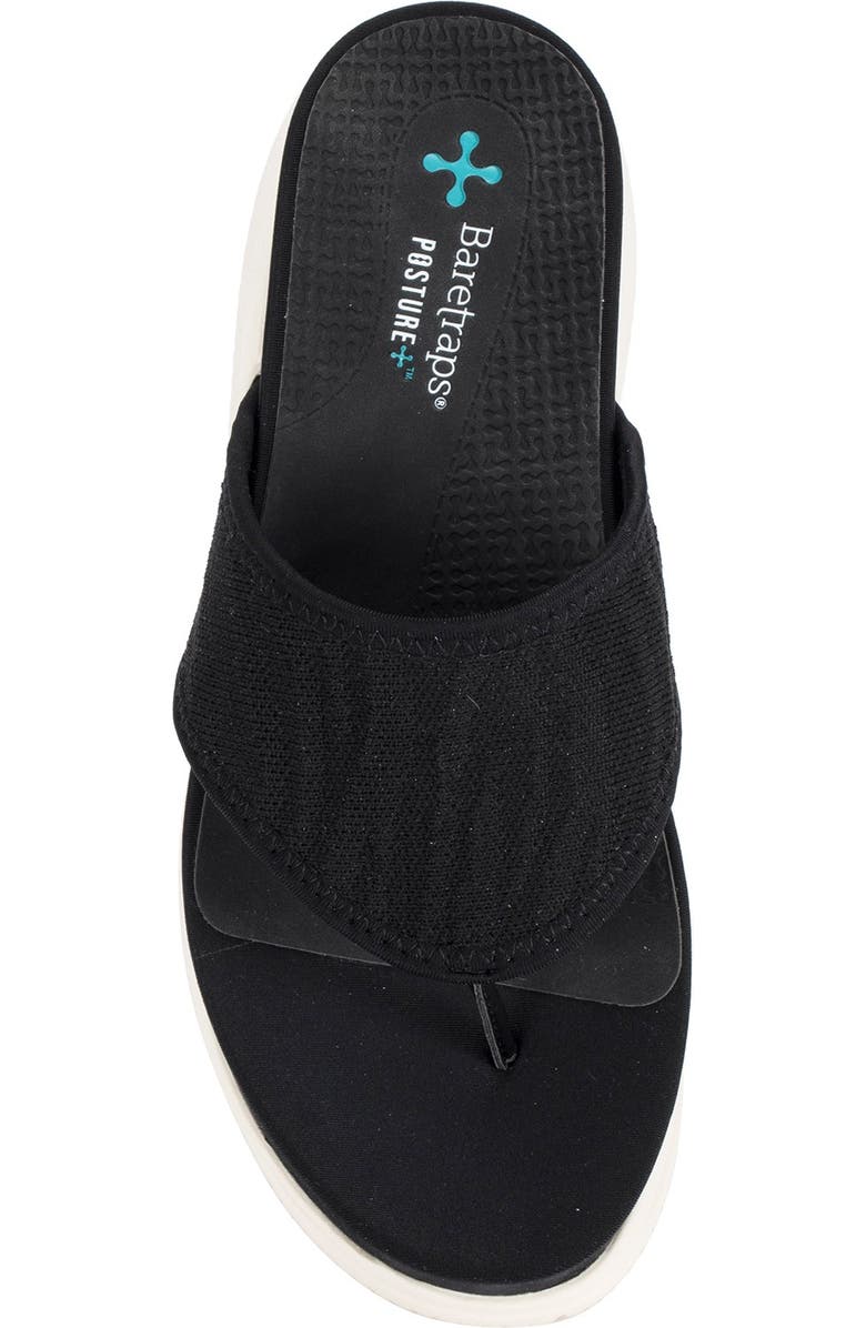BARETRAPS Sariah Posture Plus Wedge Thong Sandal, Alternate, color,