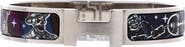 Pre-Owned Hermes Clic HH Bracelet Printed Enamel with Brushed Hardware Narrow