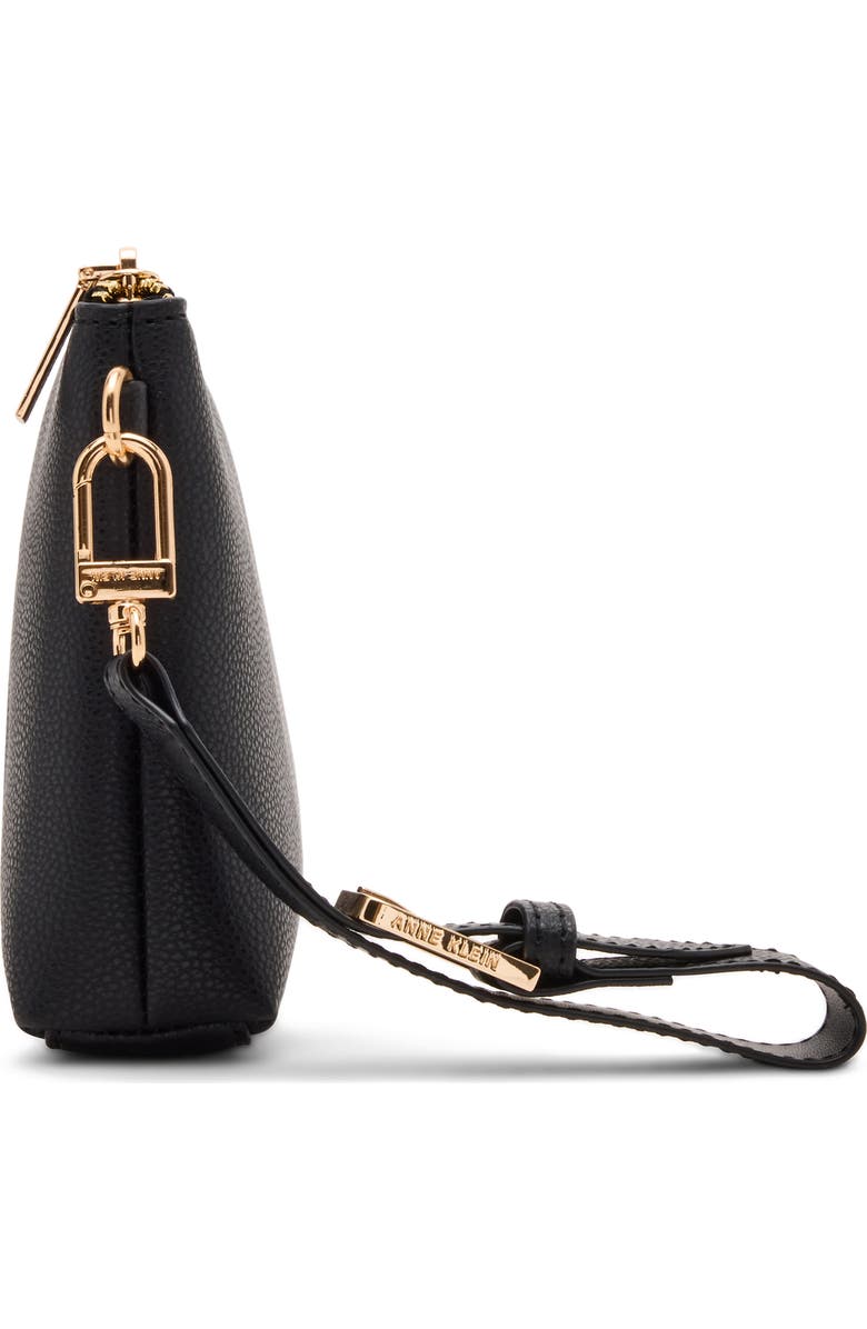 Anne Klein Large Wrist Pouch, Alternate, color, Black