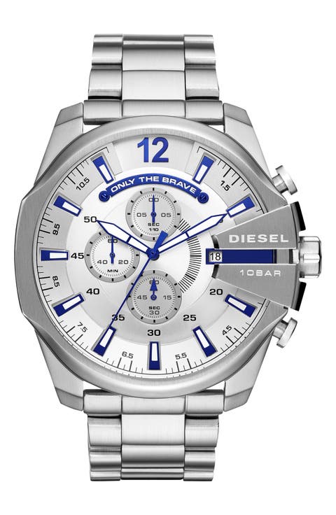 Mega Chief Chronograph Bracelet Watch, 51mm