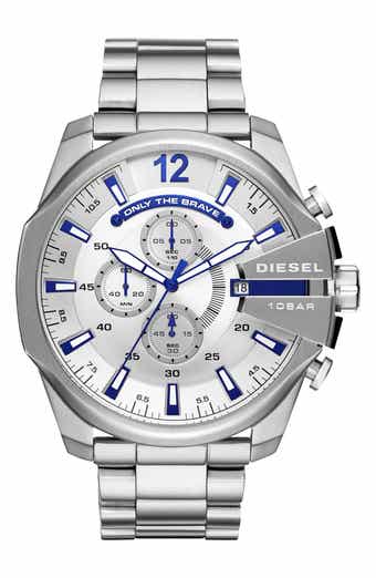 DIESEL® Mega Chief Chronograph Bracelet Watch, 51mm