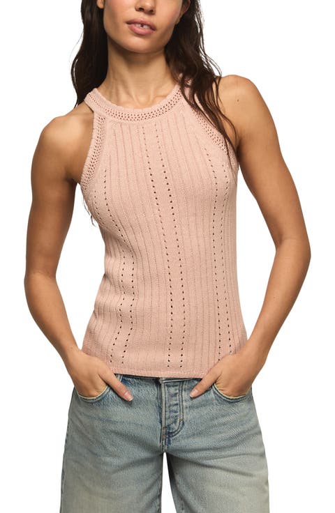 Pointelle Sweater Tank