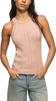 Lucky Brand Pointelle Sweater Tank