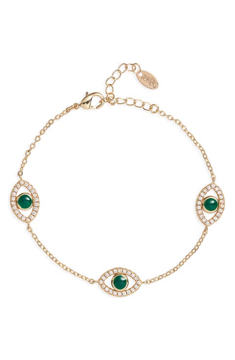 Evil Eye Station Bracelet