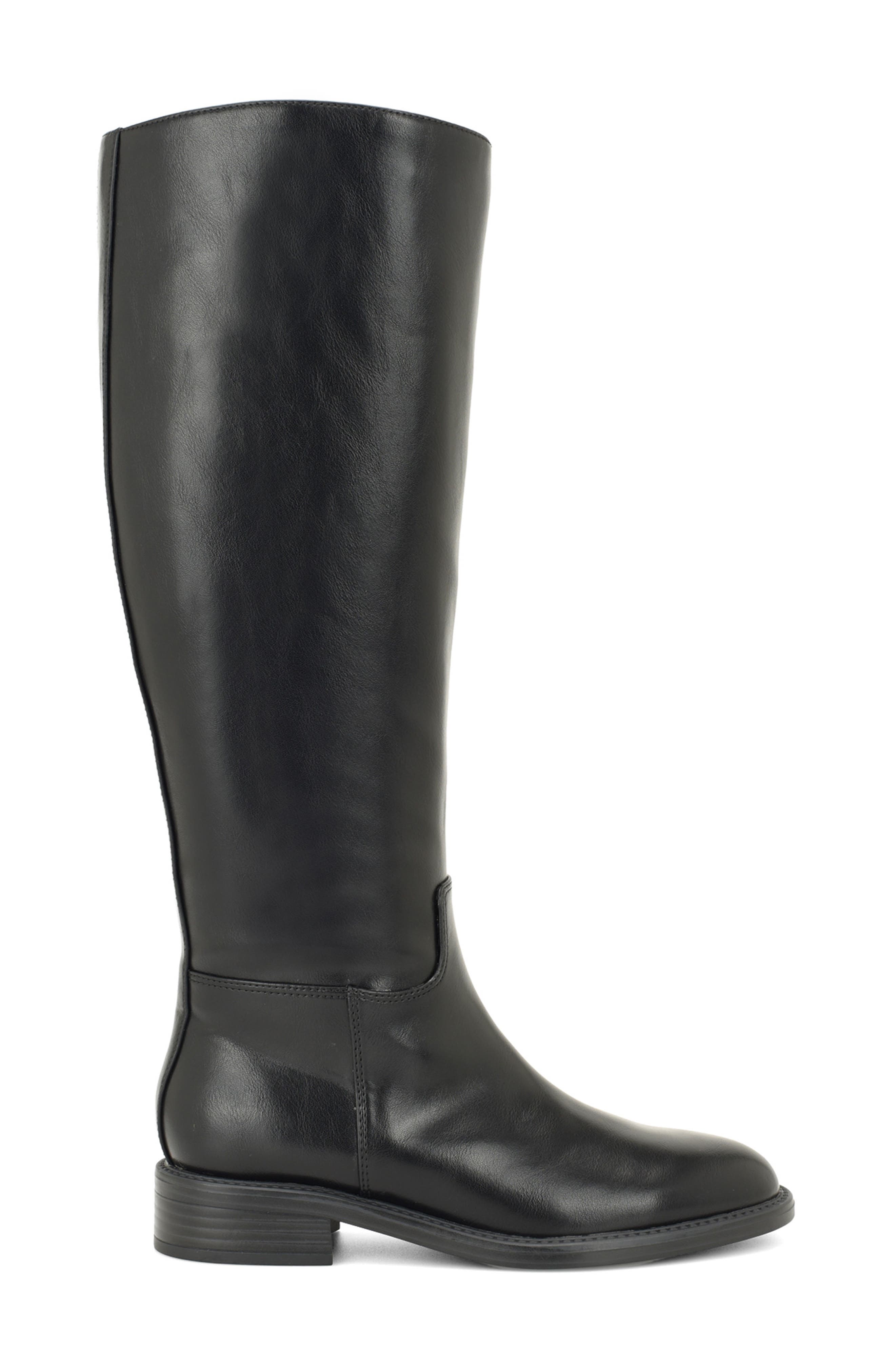 Minesa Wide Calf Faux Leather Knee High Boot, Alternate, color, BLK01