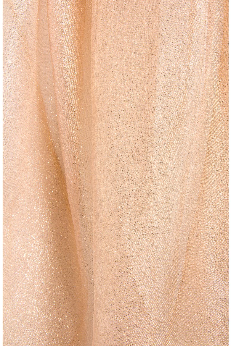 Glitz & Glam Silk Scarf, Alternate, color, GOLD
