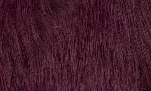 Vero Moda Nora Faux Fur Coat In Purple