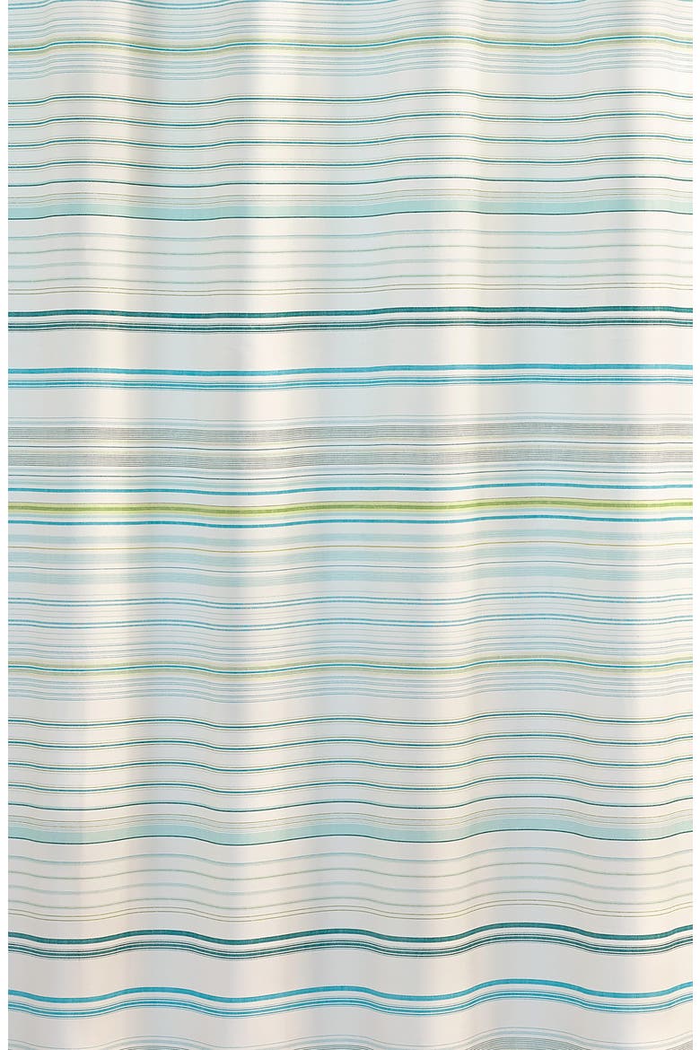 La Scala Breezer Shower Curtain, Alternate, color, PASTEL GREEN