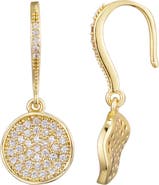Adornia Cubic Zirconia Pebble Wavy Drop Earrings
