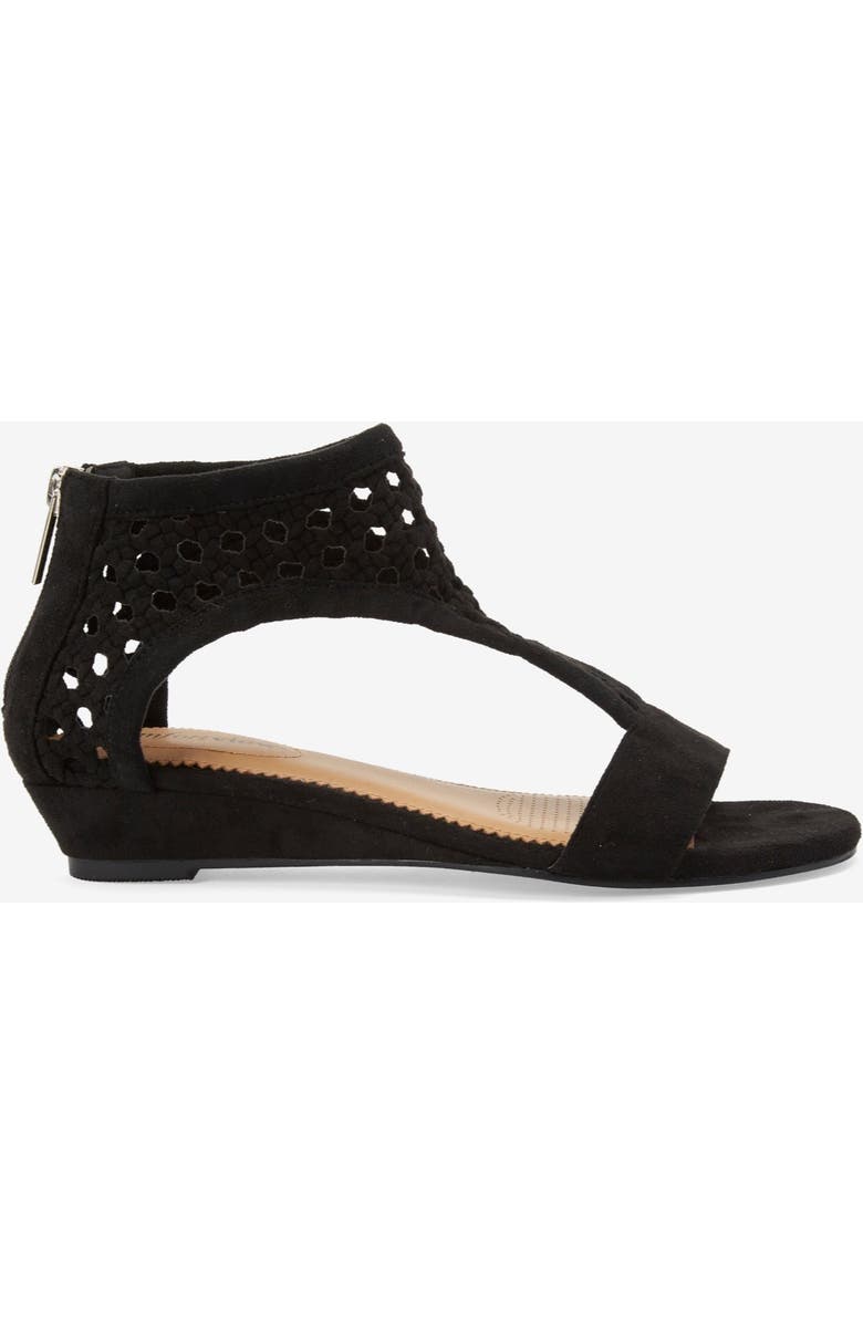 Comfortview The Harper Sandal, Alternate, color, Black