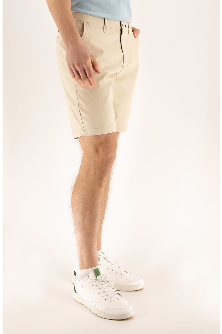9-Inch Performance Stretch Chino Shorts, Alternate, color, BROWN RICE