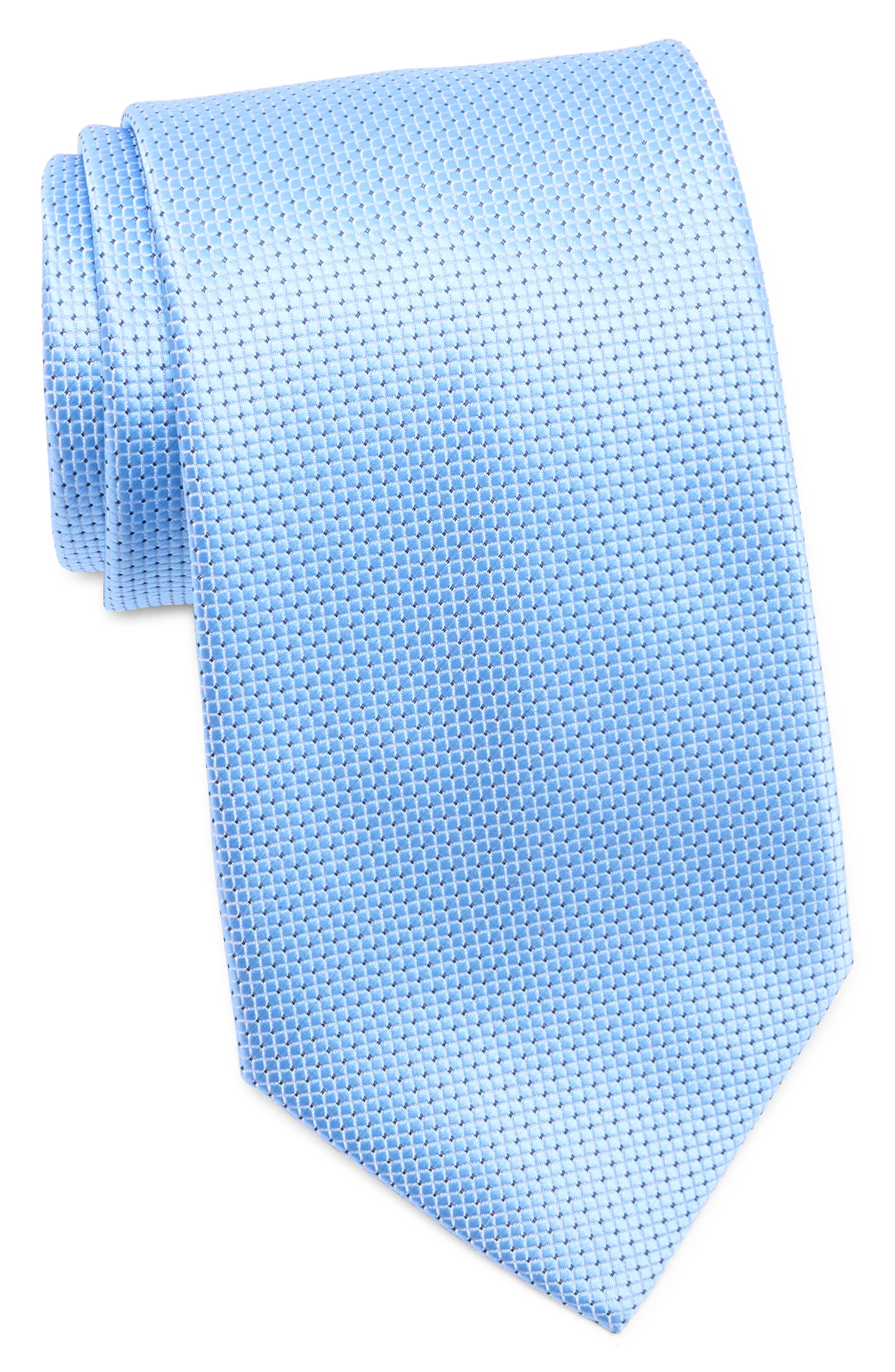 TOM BAINE Square Jacquard Tie