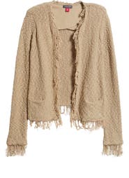 Vince Camuto Fringe Crop Jacket