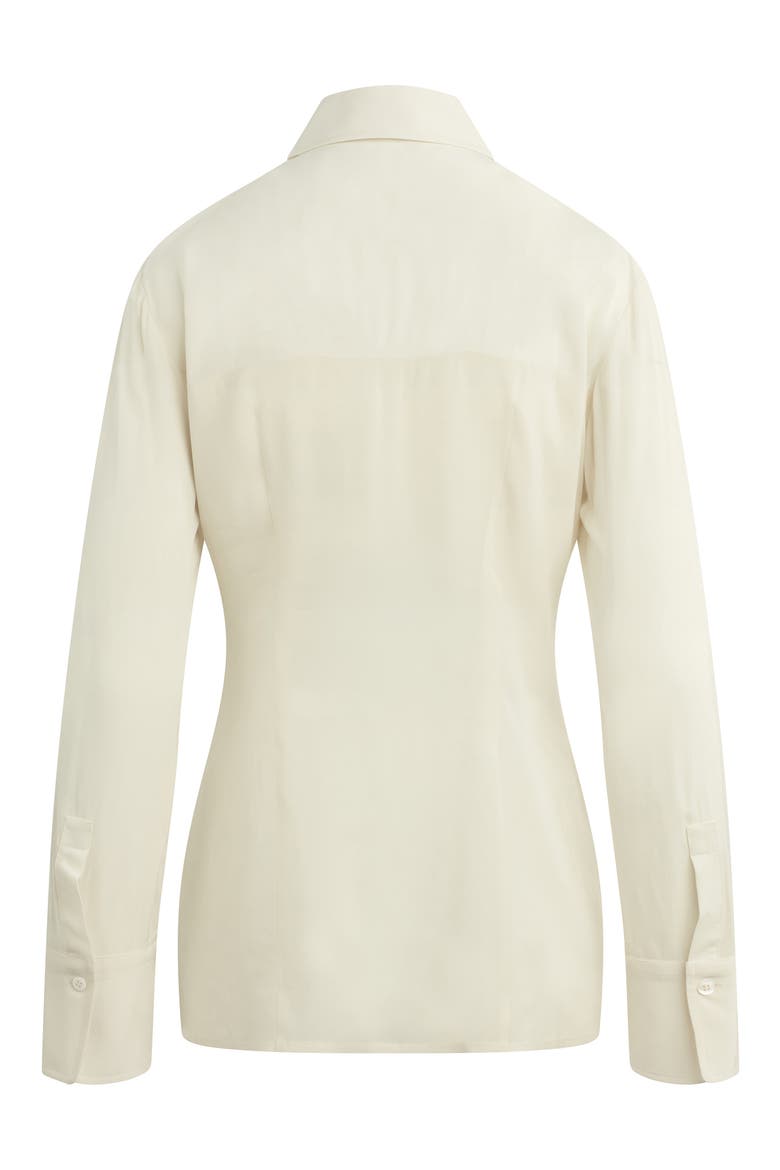 The Sheer Sophistication Button-Up Shirt, Alternate, color, IVORY