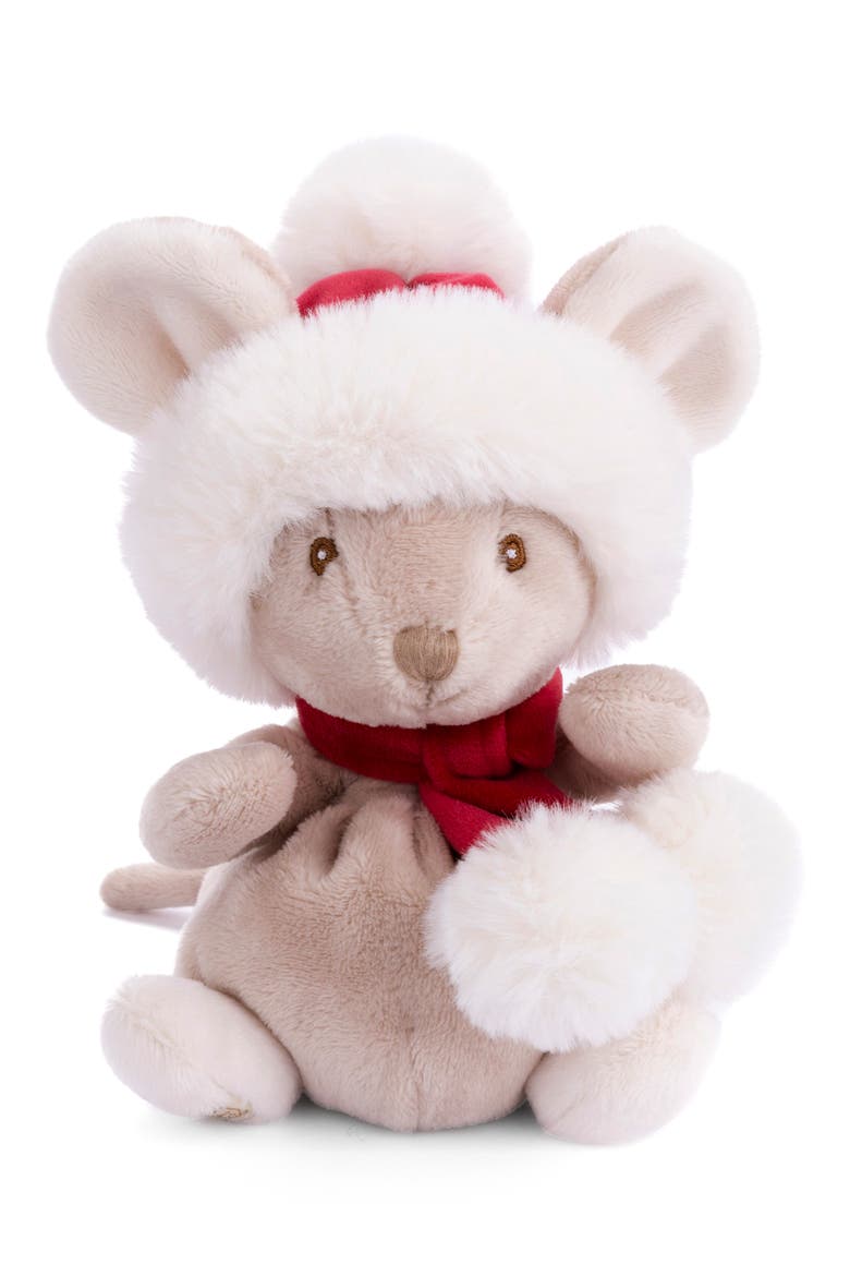 Kids' Baby Mousy Christmas Stuffed Animal, Main, color, NO COLOR