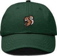 Dalix Squirrel Embroidered Outdoor Cap