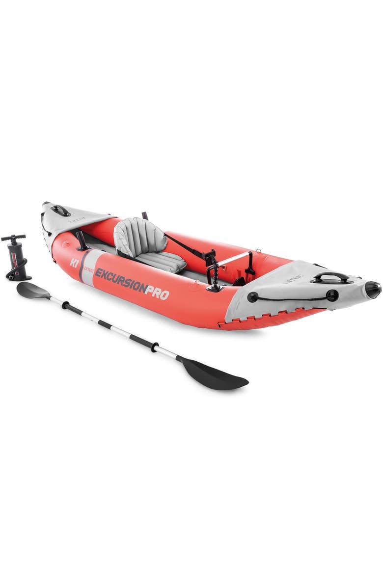 Intex 10 Foot Inflatable Kayak Set, Main, color, Multicolored