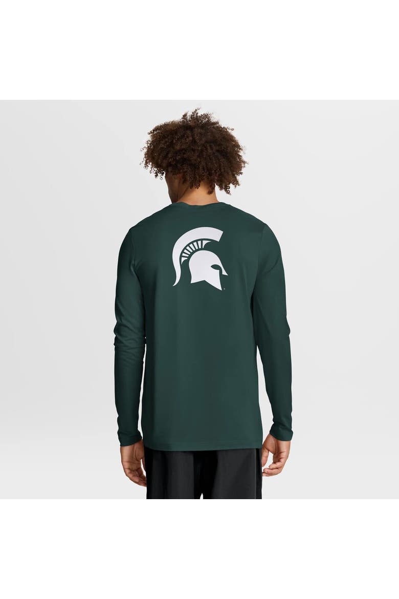 Men's Nike Green Michigan State Spartans Primetime Campus 2-Hit Legend Dri-FIT Long Sleeve T-Shirt, Alternate, color, Green