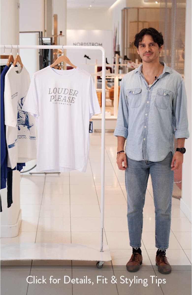 Louder Please Graphic T-Shirt, sales video thumbnail