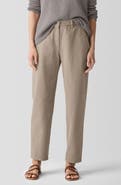 Eileen Fisher Organic Cotton Tapered Ankle Pants
