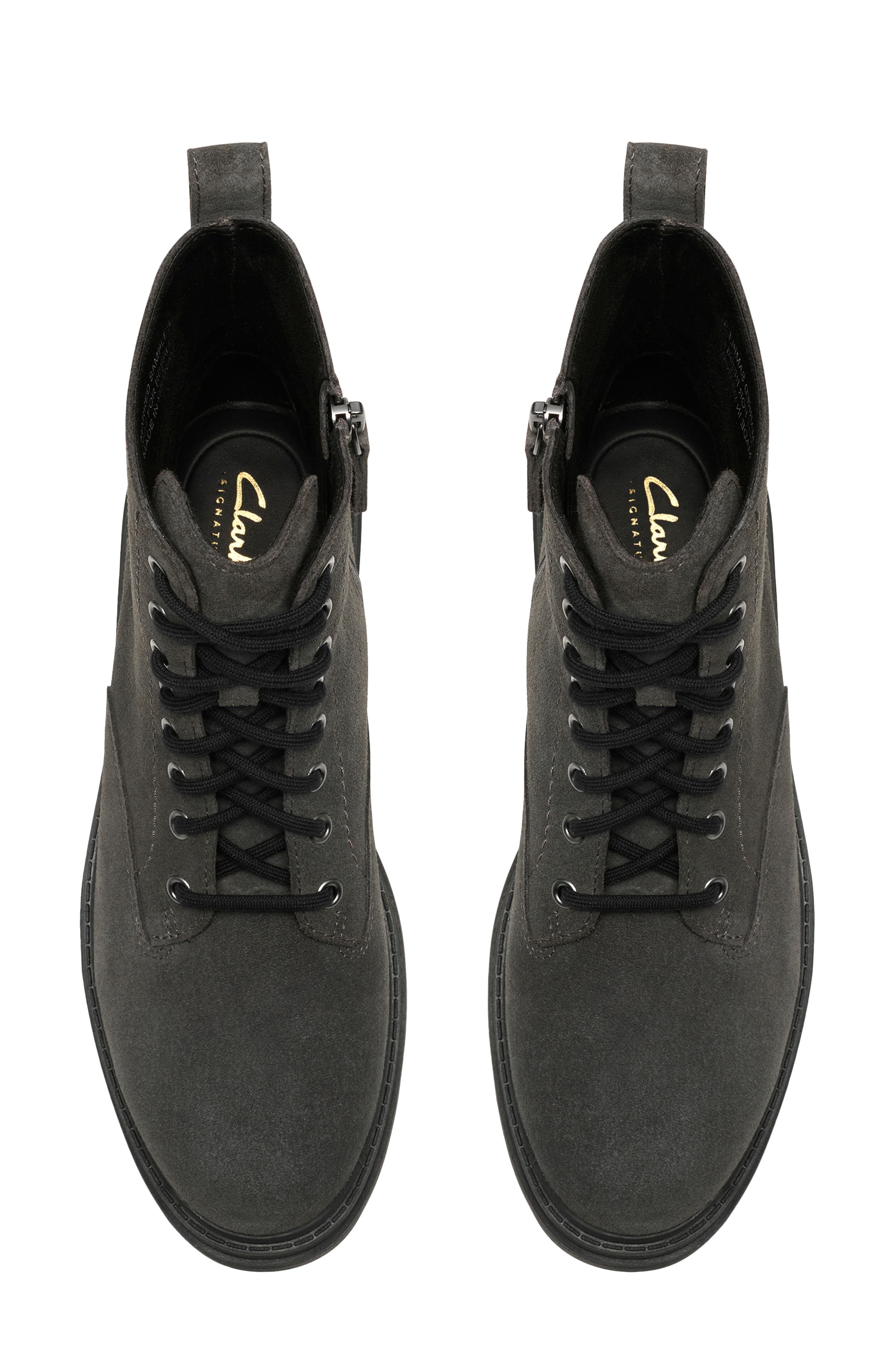 Orinoco 3 Lane Leather Boot, Alternate, color, DARK GREY SUEDE