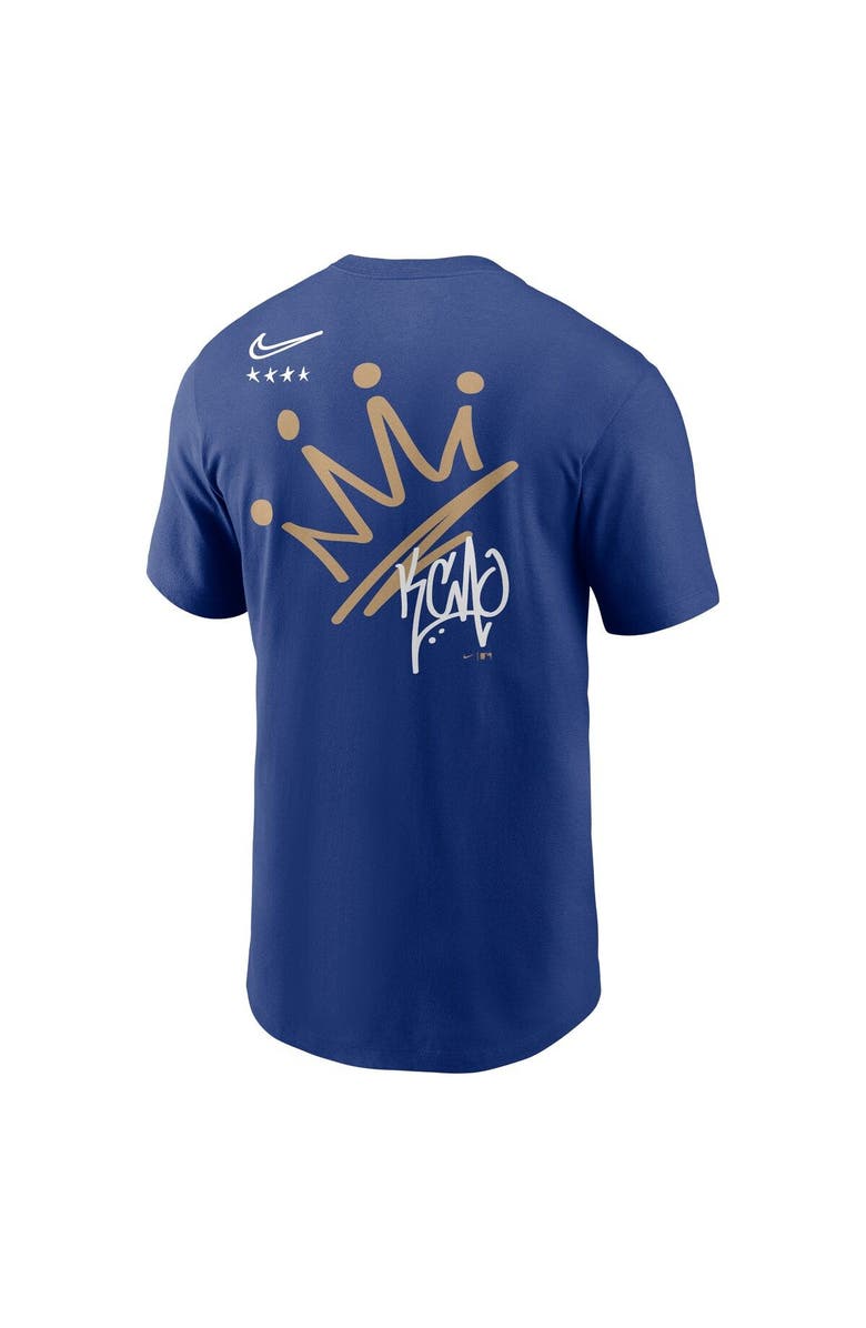 Nike Men's Nike Royal Kansas City Royals Wordmark Local Team T-Shirt, Alternate, color, 