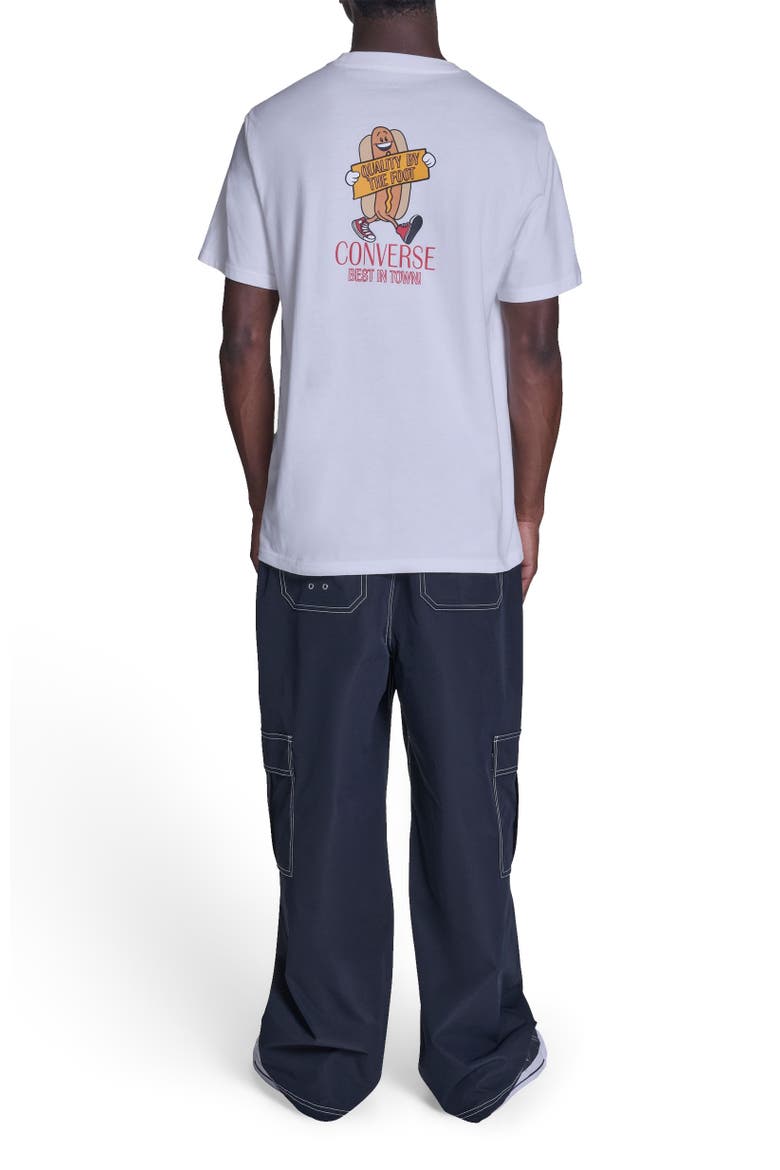 Hot Dog Mascot T-Shirt, Alternate, color, WHITE 10A