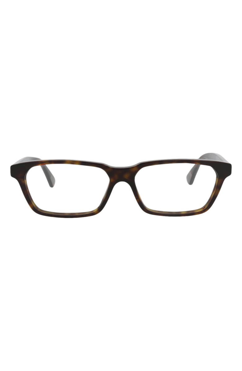 Bottega Veneta 54mm Rectangular Optical Glasses, Main, color, 