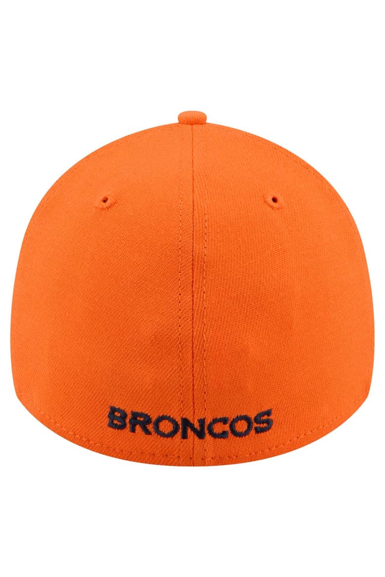 Men's New Era  Orange Denver Broncos Core Team 39THIRTY Flex Hat, Alternate, color, Orange