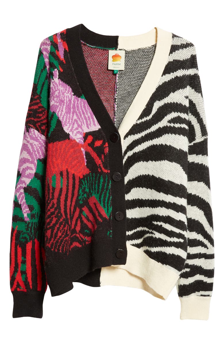 FARM Rio Mix Print Cardigan, Alternate, color, 
