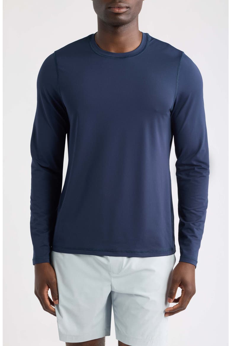Endurance Long Sleeve T-Shirt, Main, color, NAVY ECLIPSE