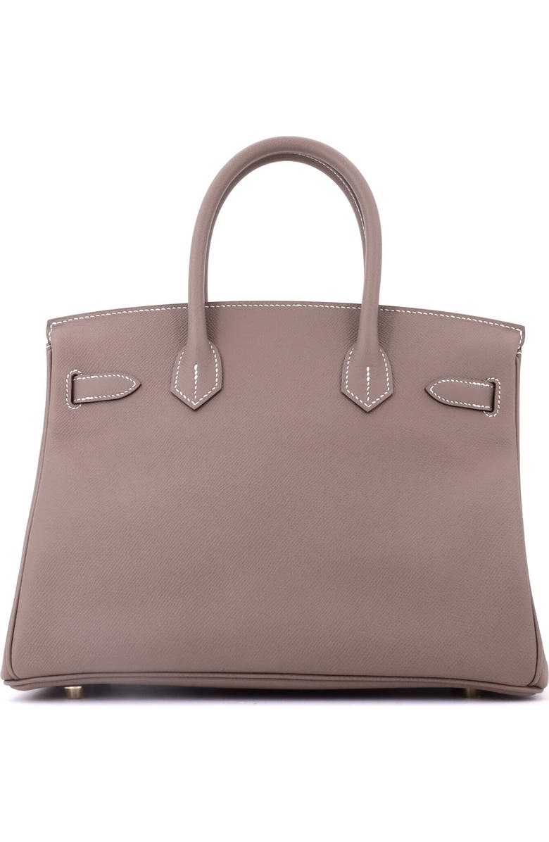 Pre-Owned Hermes Birkin Handbag Grey Epsom with Gold Hardware 30, Alternate, color, Etoupe