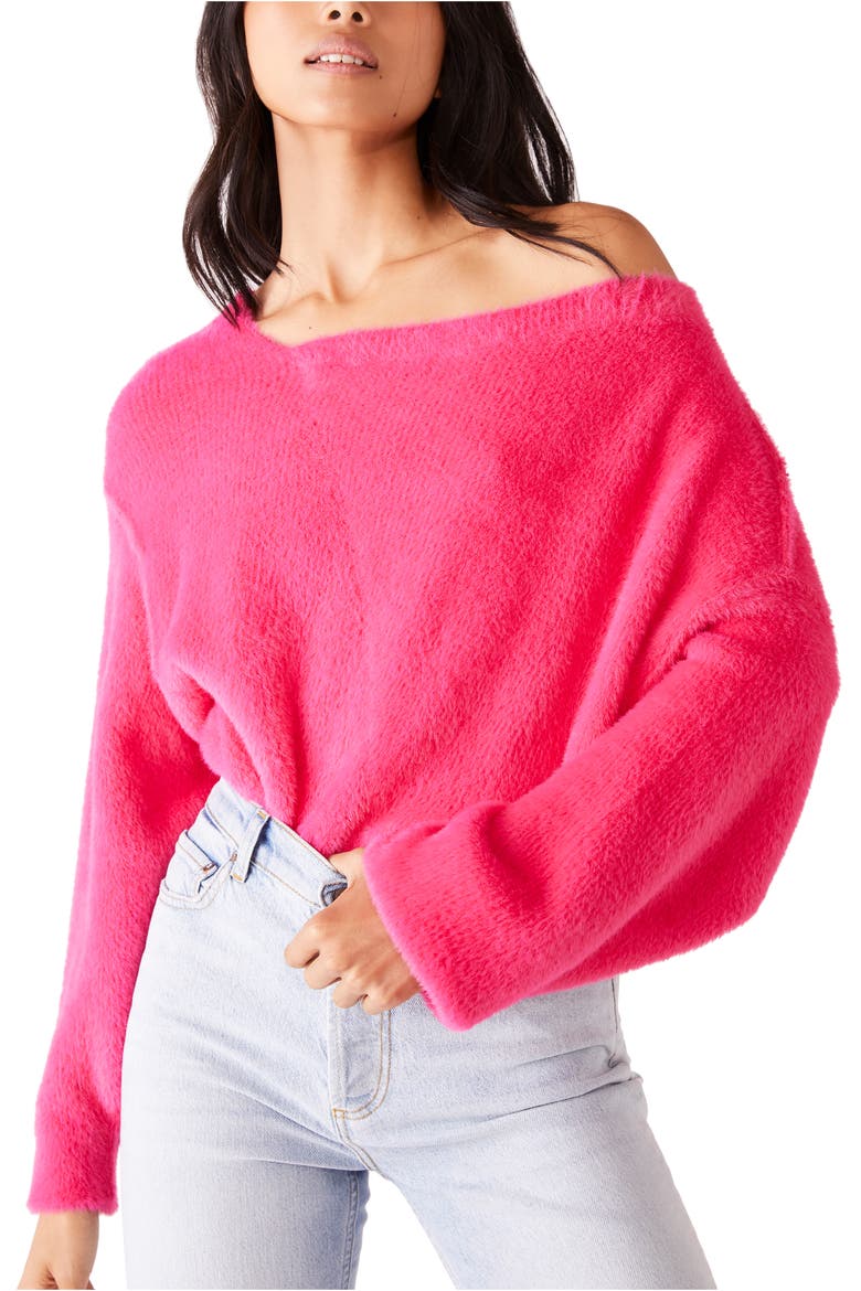 Star Sign Pullover, Main, color, PINK FIREWORK