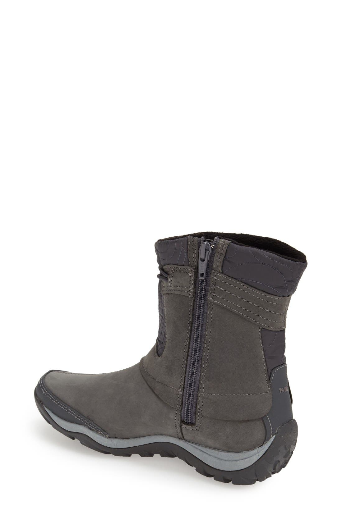 'Dewbrook' Waterproof Leather Boot, Alternate, color, GRIZZLE GREY