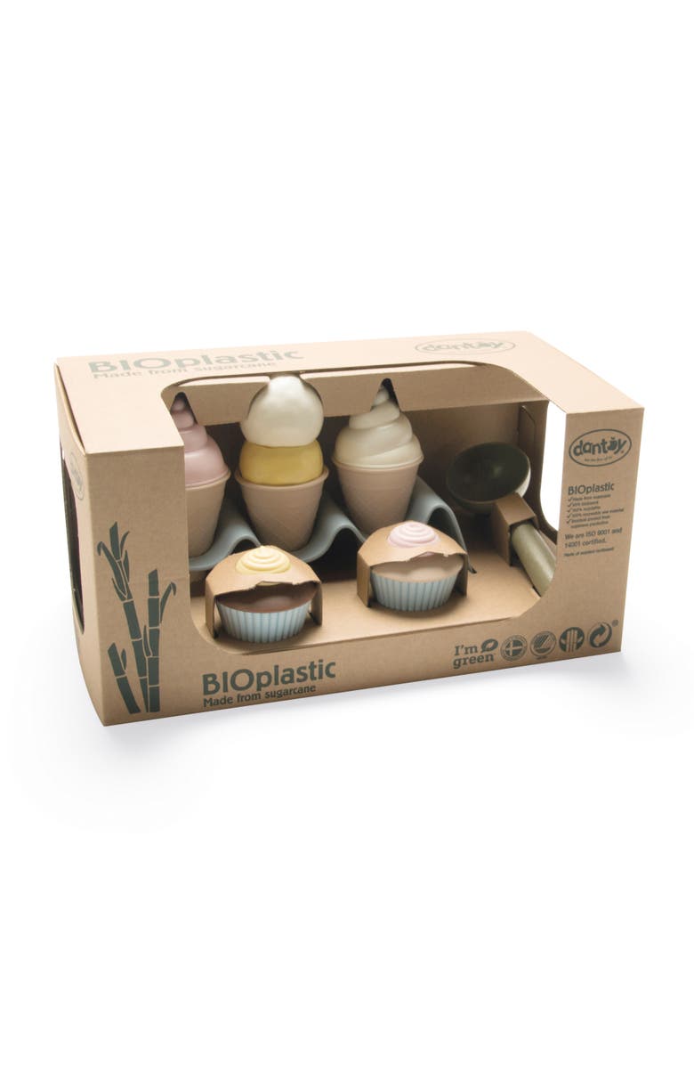 Dantoy BIO Ice Cream 
Cupcake Food Playset, 15 Pieces, Alternate, color, Multicolored