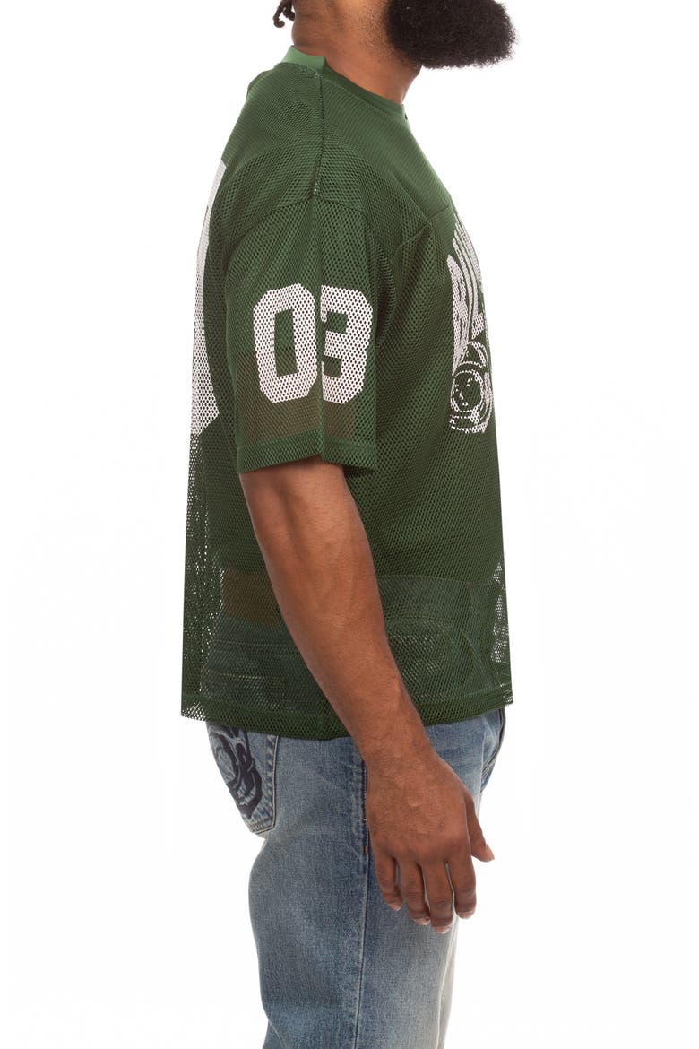 Varsity Mesh Graphic T-Shirt, Alternate, color, GREENER PASTURES