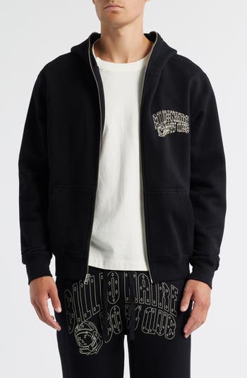 Small Curve Graphic Zip Hoodie