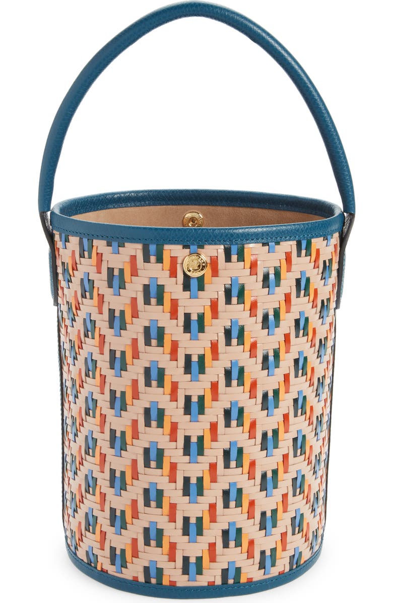 Longchamp Épure Leather Bucket Bag, Main, color,