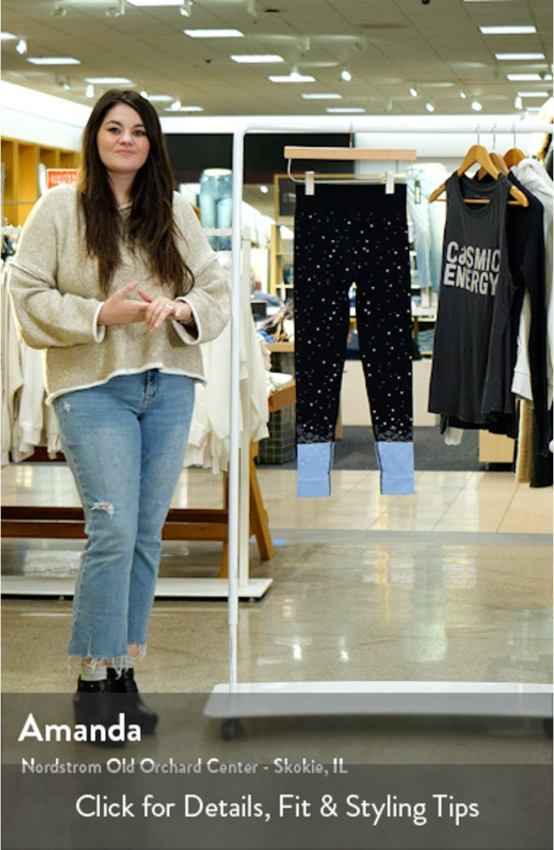 Snowflake Jacquard Base Layer Leggings, sales video thumbnail