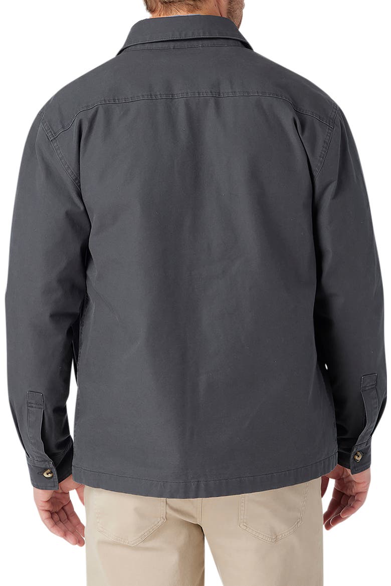 Montauk Stretch Cotton Twill Shirt Jacket, Alternate, color, VINTAGE BLACK