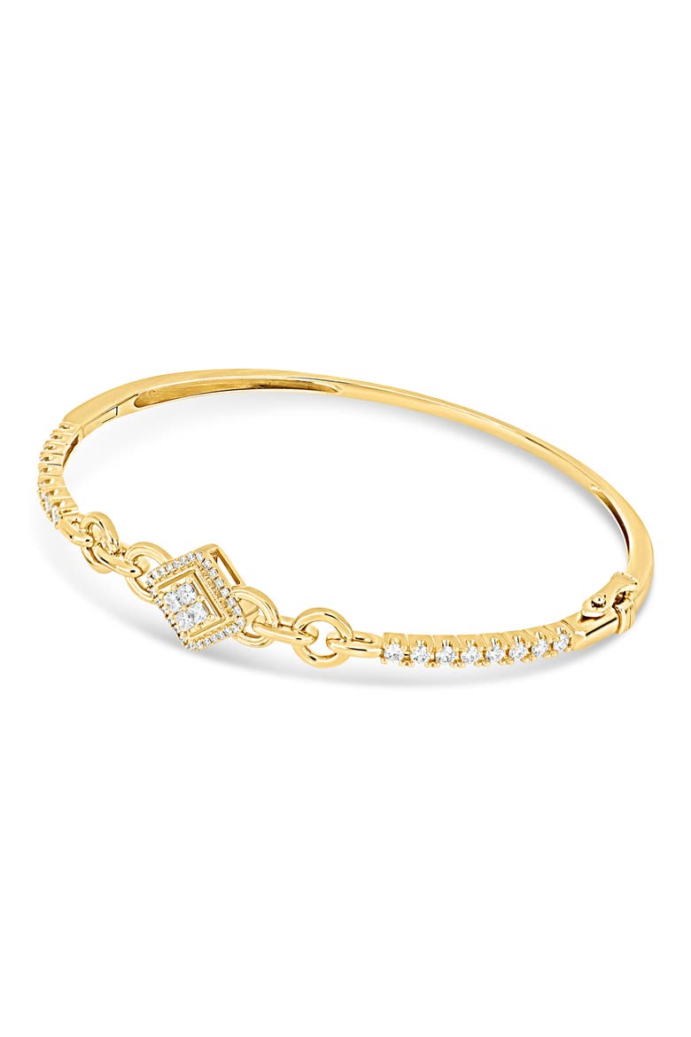 Cleo Diamond Bangle Bracelet, Alternate, color, 18K YELLOW GOLD