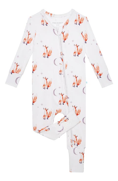 Fennec Convertible Zip-Up Footie (Baby)