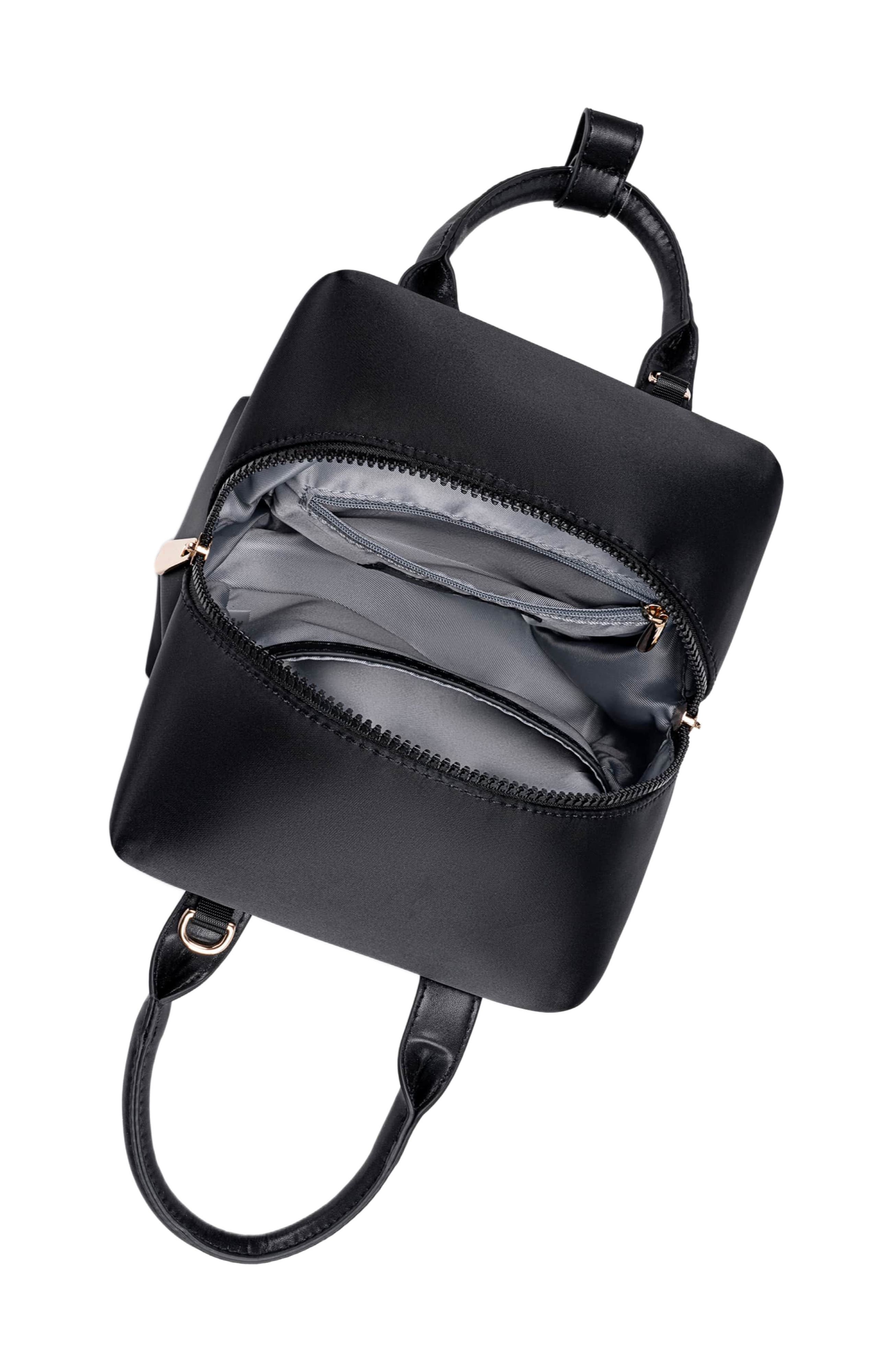 Lux and Nyx Small Origami Crossbody Tote and Handbag For Women, Alternate, color, Black + Gold