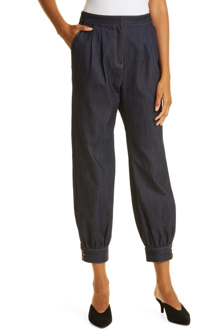 Carrie Cotton Blend Jogger Jeans, Main, color, INDIGO