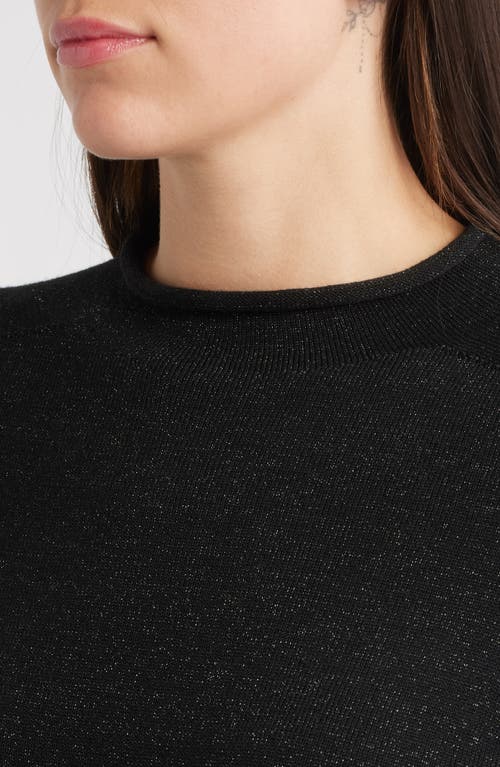 Kobi Halperin Lisa Metallic Sweater In Black