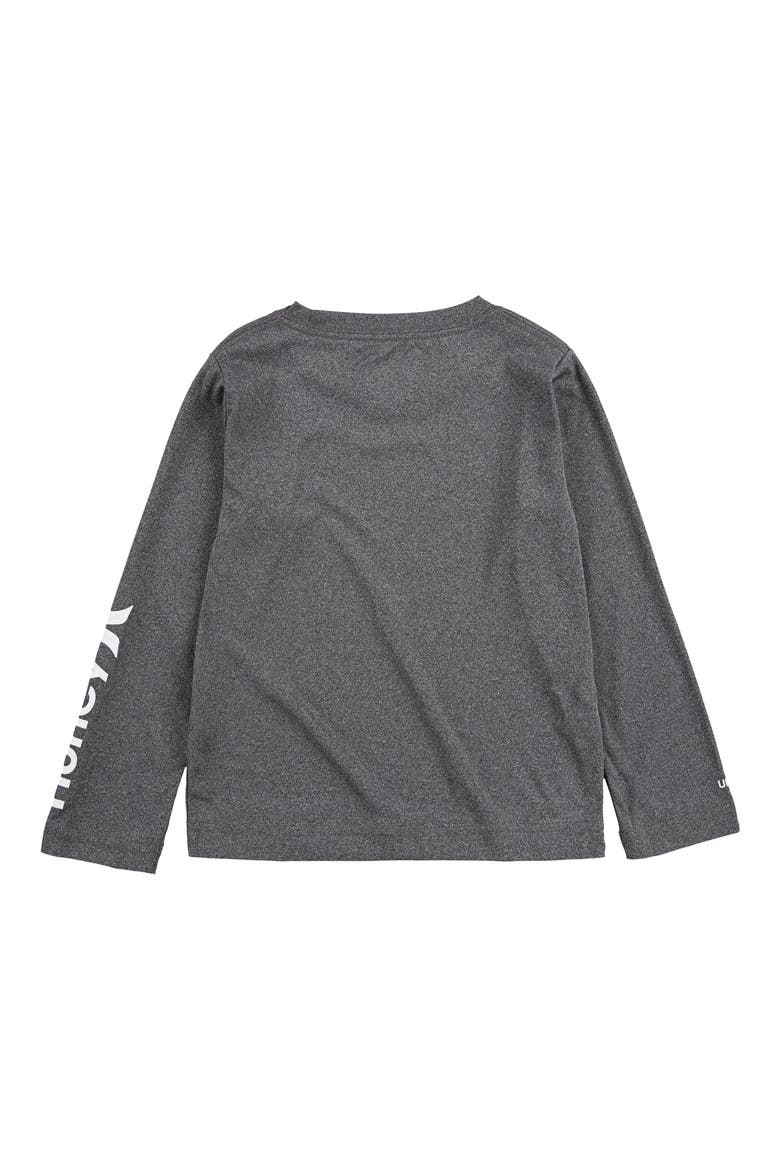 Dri-FIT UPF 50+ Long Sleeve T-Shirt, Alternate, color, BLACK HEATHER
