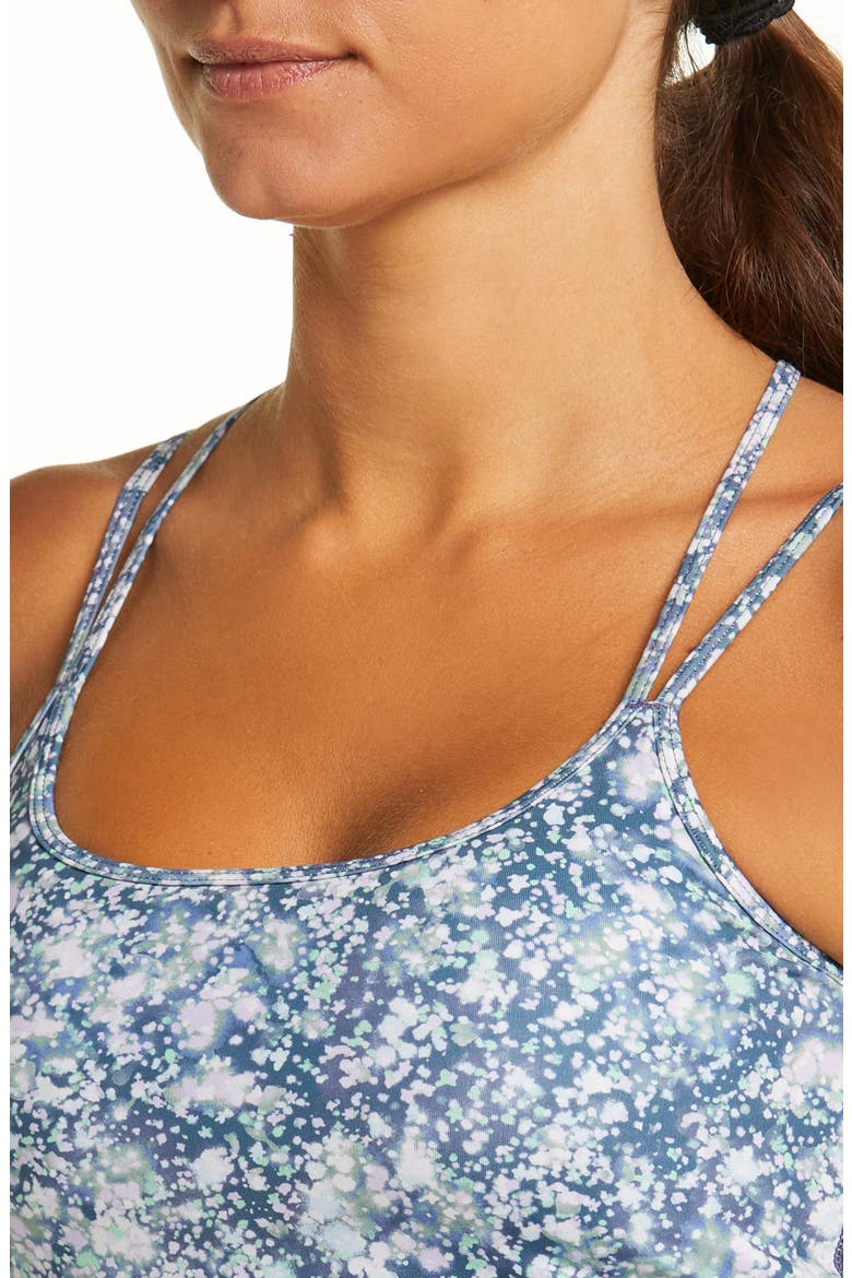 Studio Lite Camo Print Tank, Alternate, color, BLUE MARLIN FLOWER FIELDS
