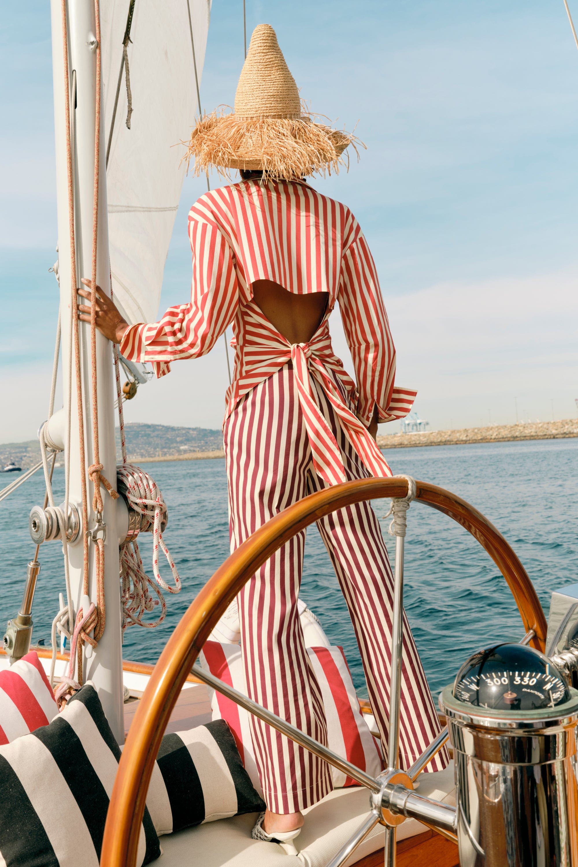 Pia Poplin Side Zip Pant - image 2