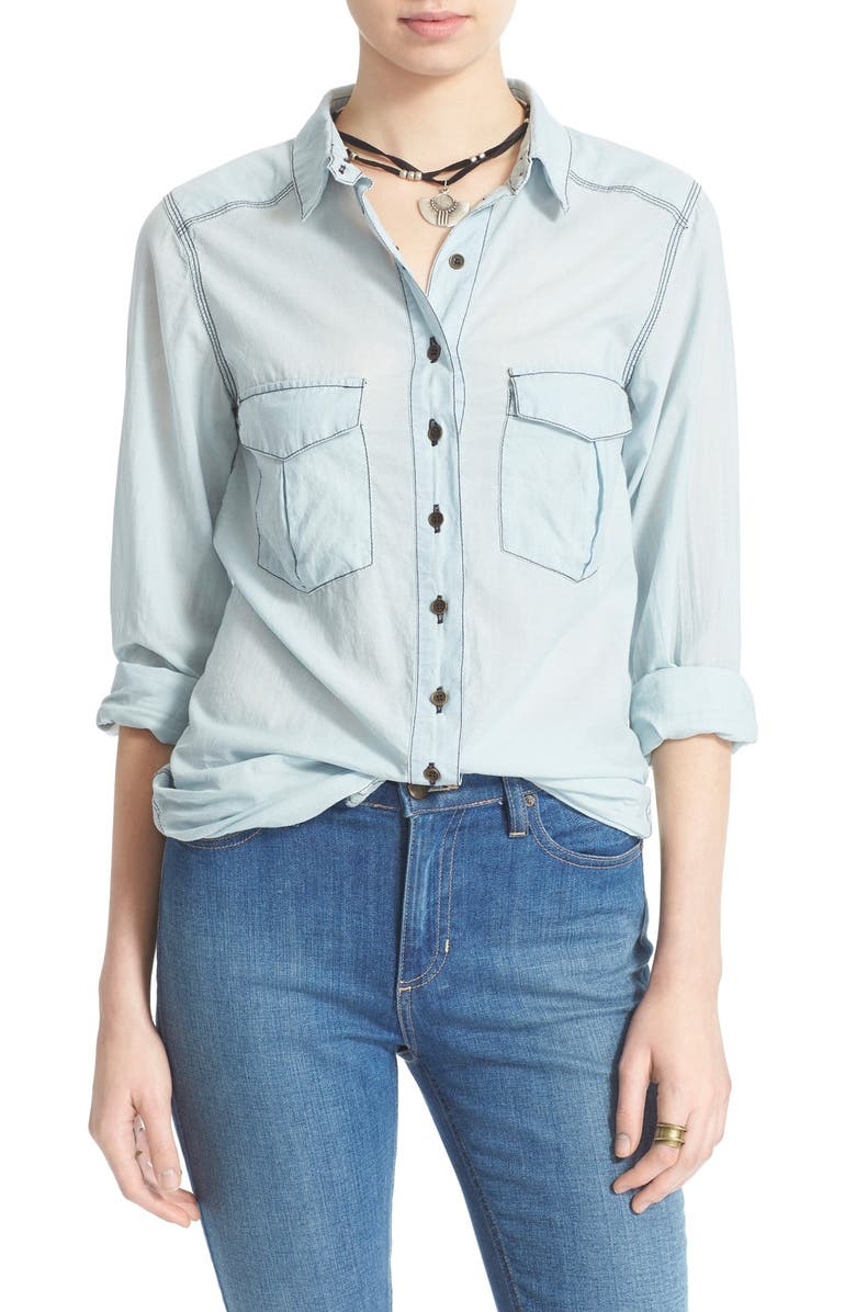 Free People 'Last Chance' Shirt, Main, color, 